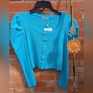 Okboth Fashion Blue Top Size M